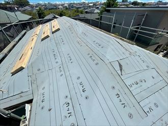 ルーフィング設置