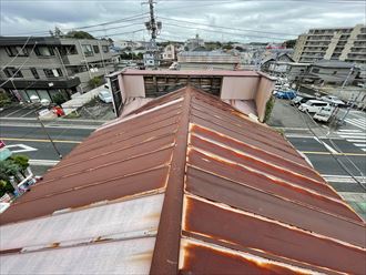 一部パラペットになっています