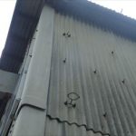 四街道市　竪樋の欠損