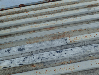 木更津市　雨漏りの補修跡