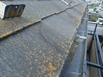 四街道市　化粧スレートの状態