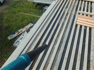 木更津市　溜まった雨水の除去