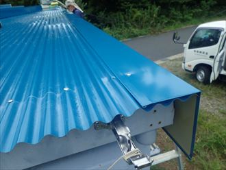 木更津市　ケラバ板金取り付け