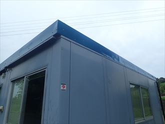 木更津市　板金取り付け作業完了