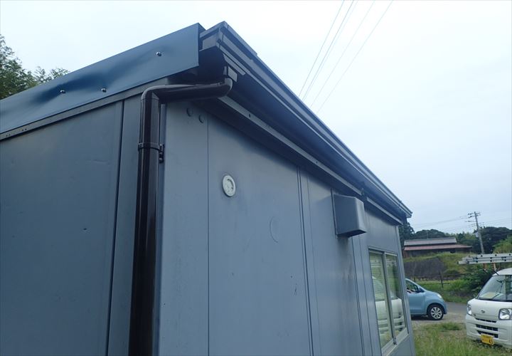木更津市　雨樋設置完了