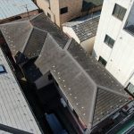 訪問業者より指摘を受けたスレート屋根の調査