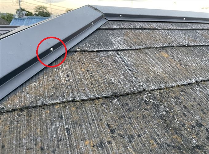 スレンレスのビスで固定