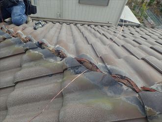 木更津市　銅線の設置