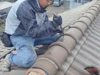 木更津市　既存の釘撤去