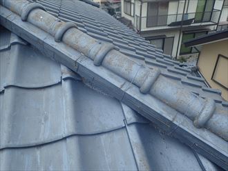 君津市　棟瓦の状態