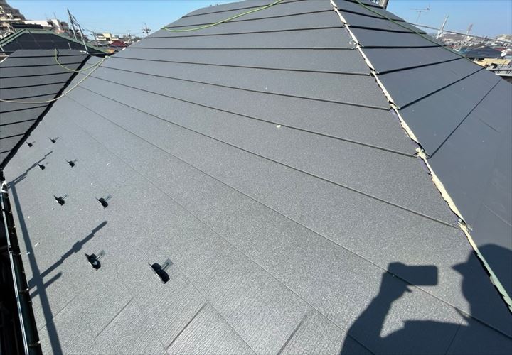 屋根材設置完了