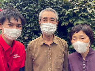 工事後お客様の写真