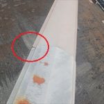 印旛郡　板金の釘浮き