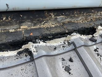 大網白里市　瓦の解体