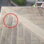 屋根材が破損