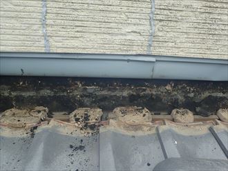 大網白里市　瓦の取り外し