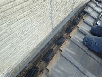 大網白里市　土台漆喰詰め