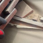 大網白里市　防水紙の破れ