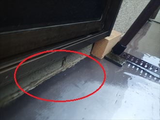 大網白里市　外壁と床の施工状況