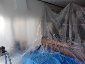 大網白里市　室内養生