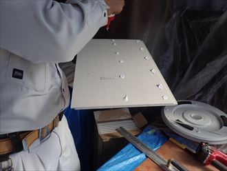 大網白里市　ボンド塗布