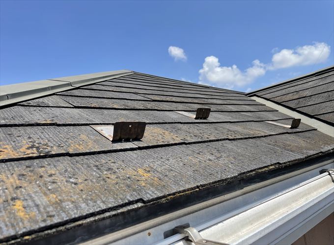 塗装の劣化が進行しています