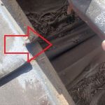 東金市　防水紙の捲れ