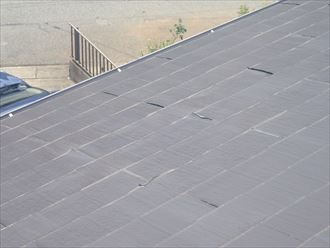 君津市　屋根材の捲れ