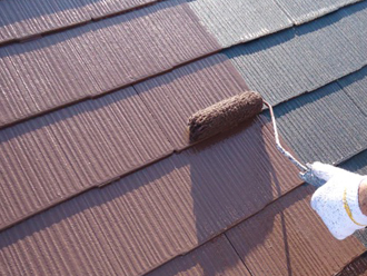 ブラウンでの塗装