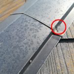 内部の貫板が腐食している可能性