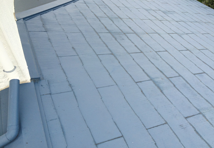 築40年になるスレート屋根