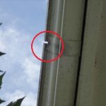 市原市　雨樋の割れ