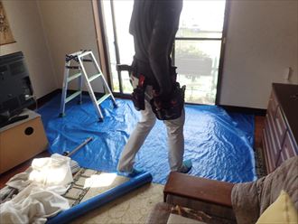 木更津市　内部養生