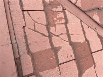 スレートの割れ