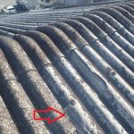 君津市　屋根材の破片