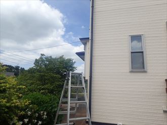 富津市　竪樋の調査