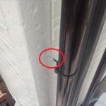 富津市　竪樋金具の浮き