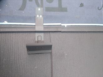 佐倉市　雪止めの固定