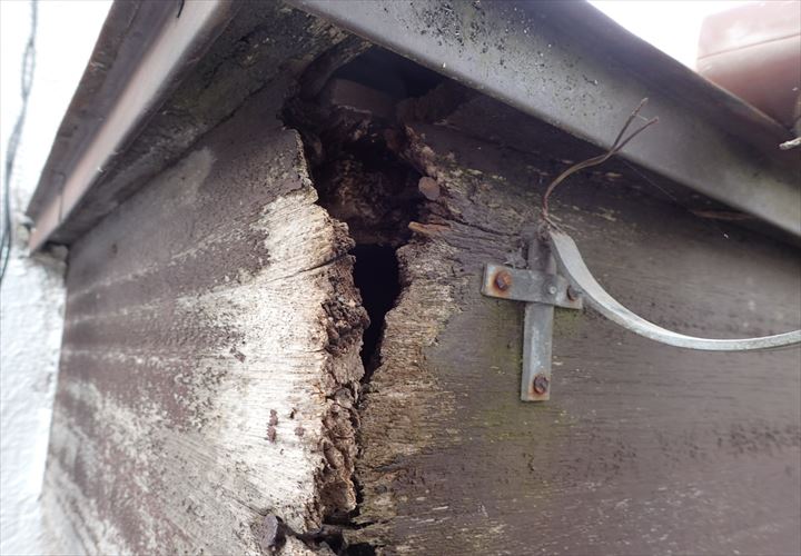 袖ケ浦市　木下地の傷み