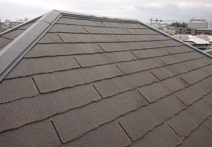 築15年が経過したスレート屋根