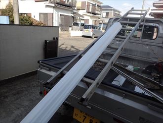 八街市　新しい雨樋