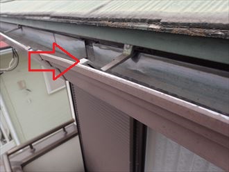 富里市　繋ぎ部分の割れ