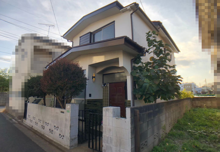 築40年になる瓦屋根のお住まい