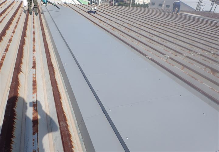 東金市　板金設置工事竣工