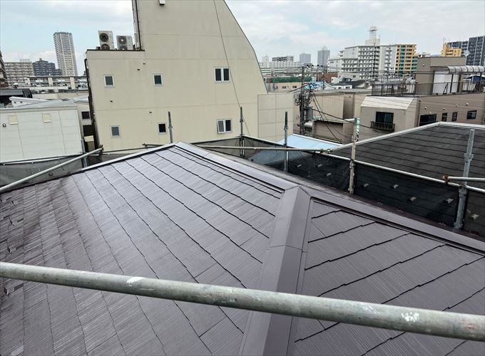 屋根塗装工事完了