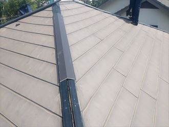 佐倉市　貫板の設置作業