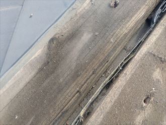 佐倉市　棟板金の撤去