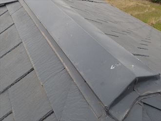 東金市　棟板金の状態