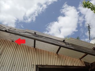 長生郡　下地桟木の損傷