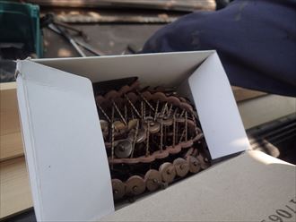 長生郡　固定用の釘